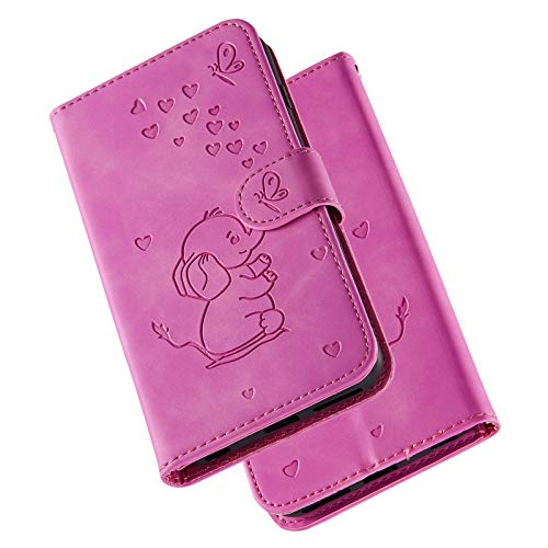 Ailisi für iPhone 13 Pro 6,1 Zoll Hülle, Karikatur Elefant Muster Leder Handyhülle Brieftasche Schutzhülle Leder Flip Case Cover Klapphüllen Tasche Etui mit Kartenfächern - Lila Rot Ailisi für iPhone 13 Pro 6,1 Zoll Hülle, Karikatur Elefant Muster Leder Handyhülle Brieftasche Schutzhülle Leder Flip Case Cover Klapphüllen Tasche Etui mit Kartenfächern - Lila Rot von Ailisi