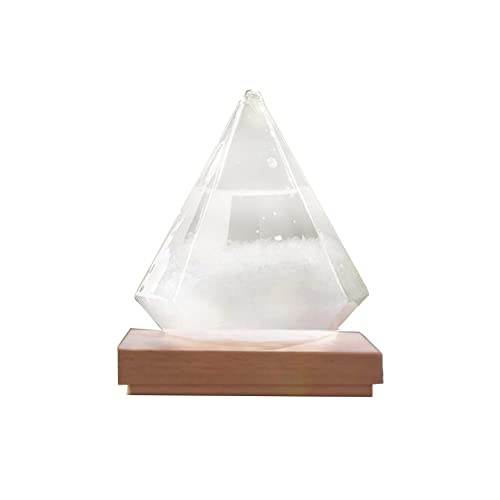 Sturmglas-Wetterstation - Rautenförmiger Sturmglas-Wettervorhersager | Visual Storm Glass Wettervorhersage für Home Ornament Ailopta von Ailopta