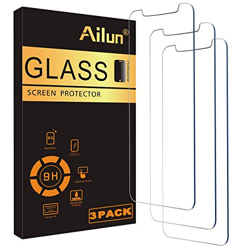 Ailun 3 Stück Panzerglasfolie für iPhone 12 Pro Max 2020 [6,7 Zoll] Hartglas Schutzfolie [9H Härte] [Anti-Öl] [Anti-Kratzen] Tempered Glas Displayschutzfolie Hülle Freundllich von Ailun