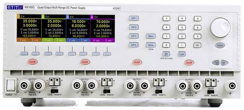 Aim TTi MX100Q-S2 Labornetzgerät, einstellbar 0 - 35 V/DC 0 - 6A 420W RS-232, USB, LAN Anzahl Ausg� von Aim TTi