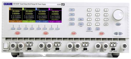 Aim TTi MX100QP-S2 Labornetzgerät, einstellbar 0 - 35 V/DC 0 - 6A 420W RS-232, USB, LAN, GPIB Anzah von Aim TTi
