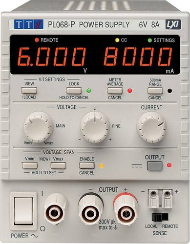 Aim TTi PL068-P Labornetzgerät, einstellbar 0 - 60 V/DC 0 - 1.5A 94W Anzahl Ausgänge 1 x von Aim TTi