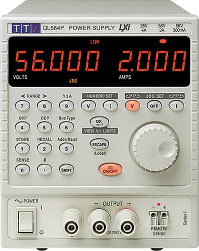 Aim TTi QL564 SII Labornetzgerät, einstellbar 0 - 56 V/DC 0 - 4A 112W Anzahl Ausgänge 1 x von Aim TTi