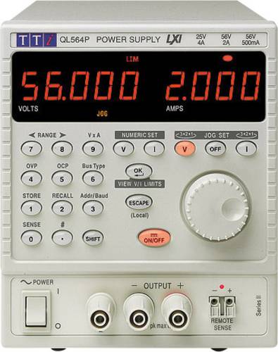 Aim TTi QL564P SII Labornetzgerät, einstellbar 0 - 56 V/DC 0 - 4A 112W Anzahl Ausgänge 1 x von Aim TTi