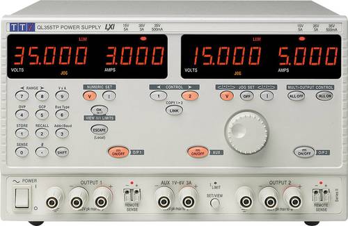 Aim TTi QL564TP SII Labornetzgerät, einstellbar 0 - 56 V/DC 0 - 3A 242W Anzahl Ausgänge 3 x von Aim TTi