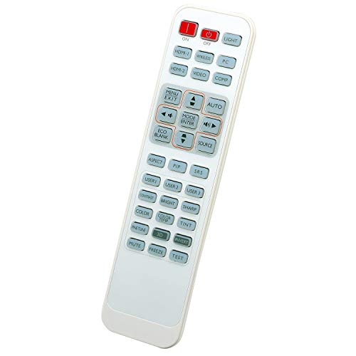 Aimdio 5J.J7N06.001 RCV011 Beamer Fernbedienung für BenQ EP5920 W1060 W1000 W1000+ W1250 W1300 W1400 W1500 W600 W600+ W6000 W6500 700 W703D W710ST W750 W770ST Projektoren von Aimdio