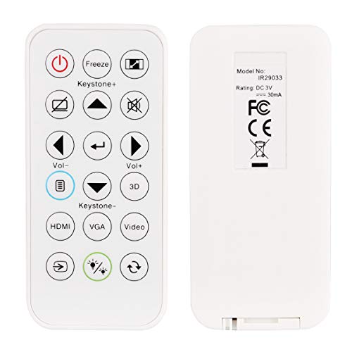 Aimdio BR-3079N Beamer Fernbedienung für Optoma DASSSG DAWSSG H183X H184X HD28i H114 H116ST S321 S322e S331 S334 S341 S342e S343 W330 W331 W334 W335 W341 W355 W400+ WU334 WU335 WU336 WU337 X340 X341 von Aimdio