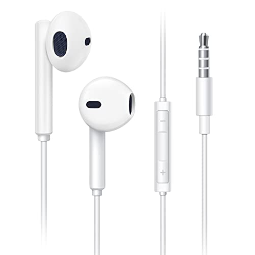 Aimoh In Ear Kopfhörer,kopfhörer mit Kabel mit Mikrofon und Lautstärkeregelung,3.5mm Earphones,efür Freizeit, Beruf und Reisen von Aimoh