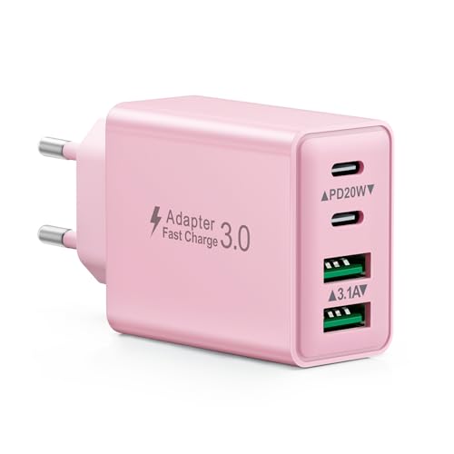 USB C Ladegerät, 40W 4 Ports Stecker USBC Fast Charger, Mehrfach Ladegerät mit PD Power Adapter+QC Schnellladegerät USB Netzteil für iPhone 16 15 14 13 12 11 Pro Max Plus, iPad, Samsung,Handys USB C Ladegerät, 40W 4 Ports Stecker USBC Fast Charger, Mehrfach Ladegerät mit PD Power Adapter+QC Schnellladegerät USB Netzteil für iPhone 16 15 14 13 12 11 Pro Max Plus, iPad, Samsung,Handys von Aimoze