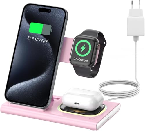 Aimtel 4 in 1 faltbare Ladestation kompatibel mit Apple-Produkten von Aimtel