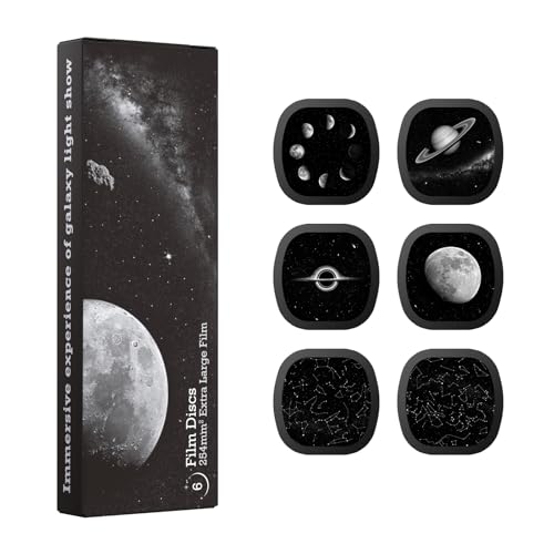 Realistische Glasscheiben - Ulktra Klarglasscheiben für Ainael Galaxy Projektor, 5k HD Dia für Heimplanetarium, 6 Scheiben Set ohne Projektor Realistische Glasscheiben - Ulktra Klarglasscheiben für Ainael Galaxy Projektor, 5k HD Dia für Heimplanetarium, 6 Scheiben Set ohne Projektor von Ainael