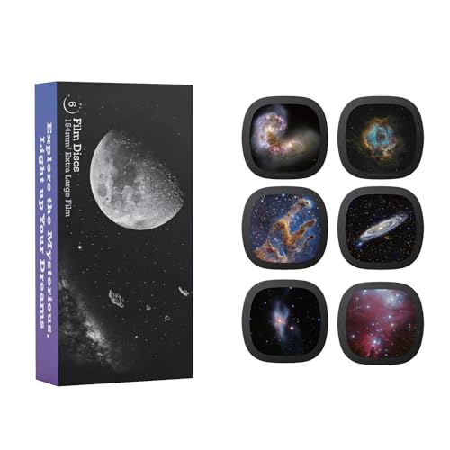 Realistische Scheiben - Scheiben für Ainael Meteor und Galaxy Projektor, 5k Ultra HD Discs für Heimplanetarium, 6 Discs Set ohne Projektor (Nebula 3) von Ainael