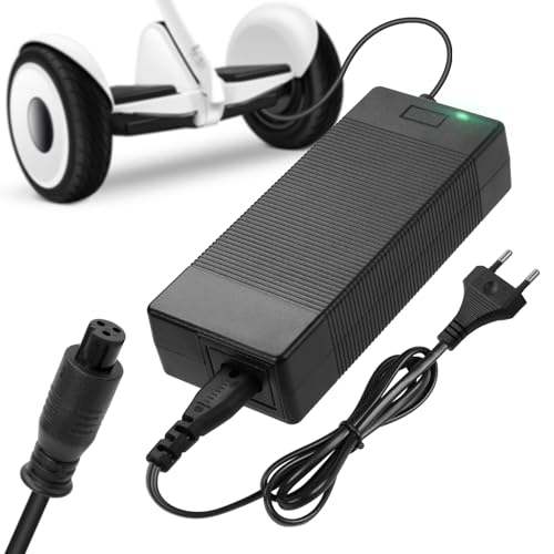 Ainiv Ladegerät 42V für Elektro Scooter, 42V 2A DC 8mm EU 3-Polig Universelles Ladegerät mit Netzkabel, Hoverboard Ladekabel für Self-Balancing Scooter Drifting Board Einrad Elektrofahrrad Ainiv Ladegerät 42V für Elektro Scooter, 42V 2A DC 8mm EU 3-Polig Universelles Ladegerät mit Netzkabel, Hoverboard Ladekabel für Self-Balancing Scooter Drifting Board Einrad Elektrofahrrad von Ainiv