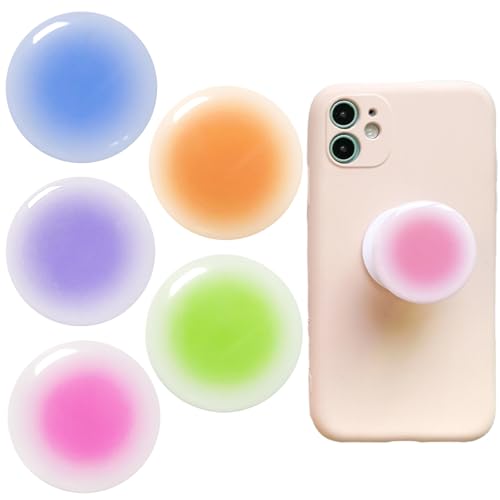 Handy-Halterung mit Farbverlauf, drehbar, multifunktional, zusammenklappbar, erweiterbar, Handy-Zubehör für Smartphones und Tablets, 5 Stück Handy-Halterung mit Farbverlauf, drehbar, multifunktional, zusammenklappbar, erweiterbar, Handy-Zubehör für Smartphones und Tablets, 5 Stück von Ainvhh