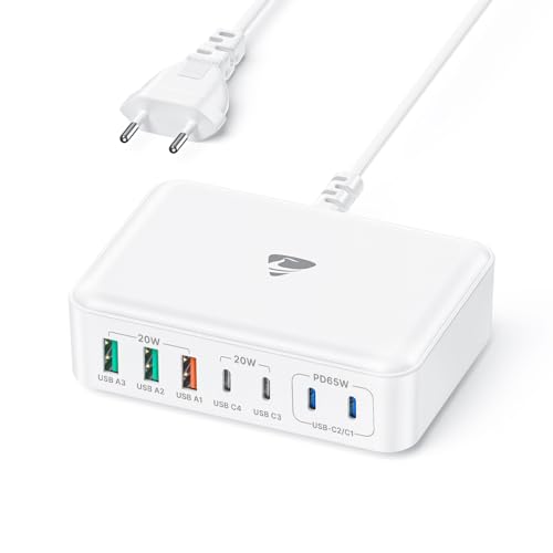 USB C Ladegerät, 165W USB C Adapter 7-Port GaN Schnellladegerät PD 3.0 Power Adapter mit 4 USB-C und 3 USB-A Mehrfach Ladegerät USB C Netzteil für iPhone 15 14 13 Pro/Pro Max,MacBook Pro, iPad,Samsung USB C Ladegerät, 165W USB C Adapter 7-Port GaN Schnellladegerät PD 3.0 Power Adapter mit 4 USB-C und 3 USB-A Mehrfach Ladegerät USB C Netzteil für iPhone 15 14 13 Pro/Pro Max,MacBook Pro, iPad,Samsung von Aione