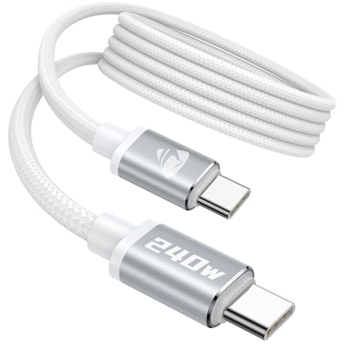 Aioneus USB C auf USB C Kabel, 240W USB C Kabel 2M PD Schnellladekabel USBC, Nylon USB Typ C Ladekabel USB-C Ladegerät für MacBook Pro/Air, iPad Pro/Air, iPhone 16/15 Pro Max, Samsung Galaxy S24/S23 Aioneus USB C auf USB C Kabel, 240W USB C Kabel 2M PD Schnellladekabel USBC, Nylon USB Typ C Ladekabel USB-C Ladegerät für MacBook Pro/Air, iPad Pro/Air, iPhone 16/15 Pro Max, Samsung Galaxy S24/S23 von Aioneus