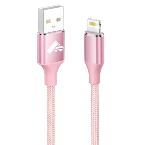 Aioneus iPhone Ladekabel, Lightning Kabel 2M iPhone Schnellladekabel MFi Zertifiziert iPhone Kabel Fast USB Lightning Kabel für iPhone 14 13 12 11 Pro Max Mini XS XR X 8 7 6 6s Plus 5 SE,iPad von Aioneus