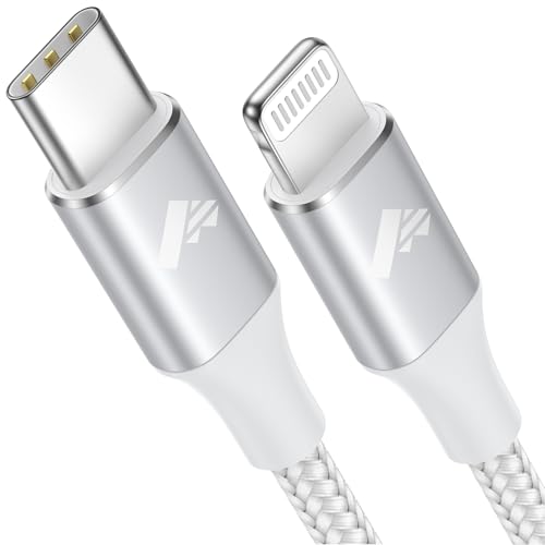 USB C Lightning Kabel 3M, Lang Lightning Kabel USB C [MFi Zertifiziert] iPhone Ladekabel Nylon Power Delivery Type C auf Lightning Ladekabel für iPhone 14 13 12 11 Pro Max X XS XR SE, iPad von Aioneus