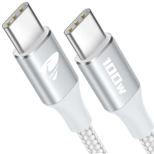 USB C auf USB C Kabel 100W 2M USB C Kabel für iPhone 16 Ladekabel USB C Schnellladekabel PD3.0 5A USB Typ C Ladekabel für iPhone 16 15 Pro Plus Pro Max, MacBook Pro, iPad Pro/Air/Mini von Aioneus