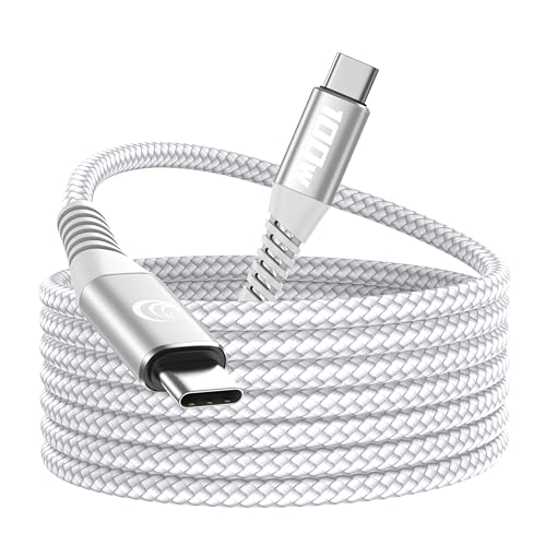 USB C auf USB C Kabel 3M 100W USB C Kabel Weiß PD Schnellladekabel C auf C Nylon Typ C Ladekabel Lang für iPhone 16 15 Pro Max Plus, Samsung S24 S23 S22 S21,iPad, MacBook Air,Pixel,Switch,Tablets usw USB C auf USB C Kabel 3M 100W USB C Kabel Weiß PD Schnellladekabel C auf C Nylon Typ C Ladekabel Lang für iPhone 16 15 Pro Max Plus, Samsung S24 S23 S22 S21,iPad, MacBook Air,Pixel,Switch,Tablets usw von Aioneus