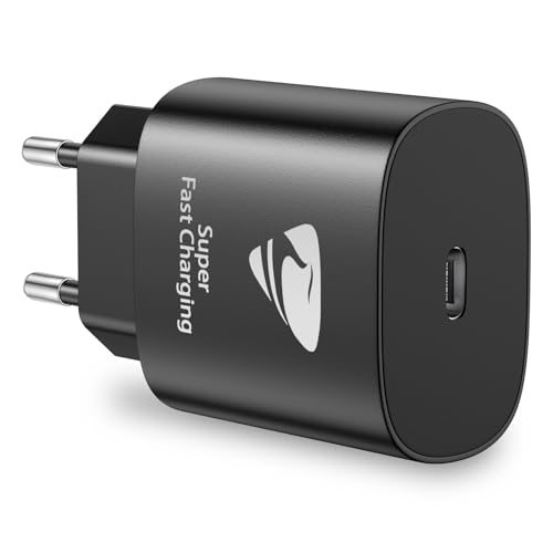iPhone Ladegerät,25W USB C Ladegerät für iPhone 15 Pro Max 14 13 12 11,PD3.0 USB-C Power Adapter USBC Netzteil Samsung Ladestecker USBC Stecker Schnellladegerät für Samsung Galaxy S24 S23 S22 iPad von Aioneus