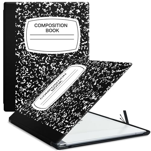 Aippdo Schutzhülle für Remarkable 2 Paper Tablet 10,3 Zoll 2020, leichte und Harte Rückseite, Schutzhülle mit integriertem Stifthalter, kommt mit bemerkenswerten 2 Stiftspitzen (schwarzes Notizbuch) von Aippdo