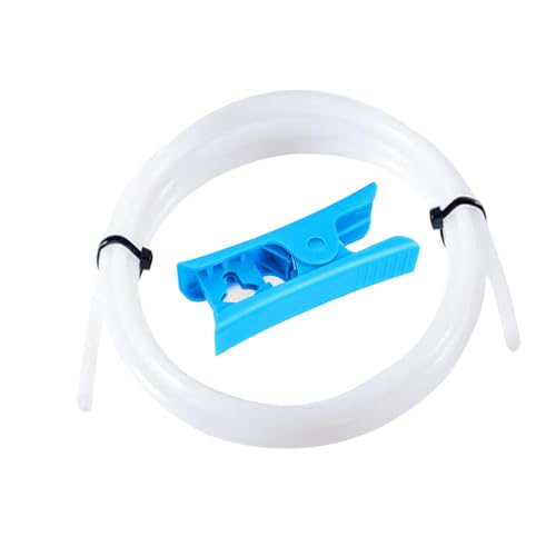 Aiqeer 1 Meter 3D Drucker PTFE Teflonrohr mit Schneider, ID 2.0 mm/OD 4.0 mm, 3D Drucker PTFE Teflonschlauch von Aiqeer