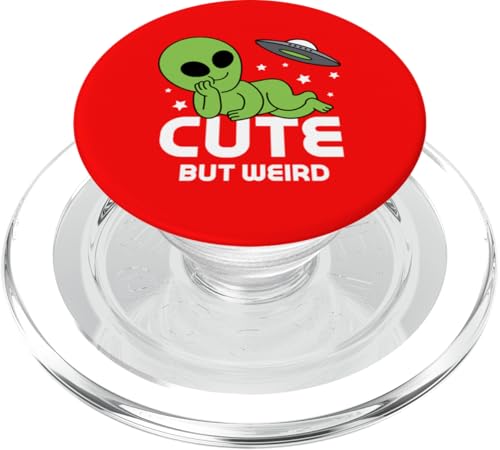 Alien Süß aber komisch PopSockets PopGrip für MagSafe von Air Waves