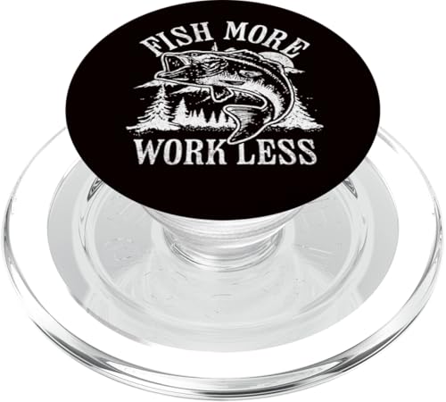 Fische mehr arbeiten weniger PopSockets PopGrip für MagSafe von Air Waves