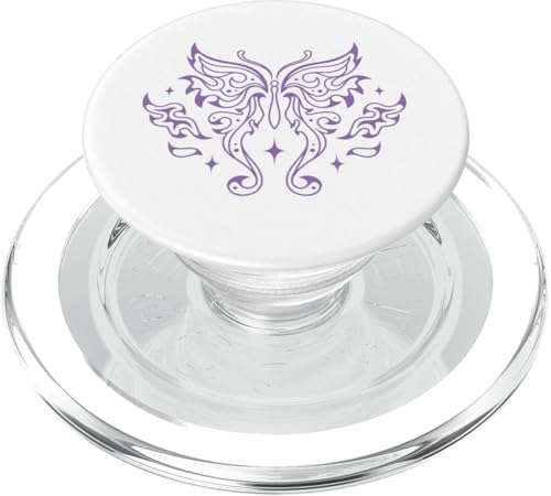 Lila Schmetterling PopSockets PopGrip für MagSafe von Air Waves