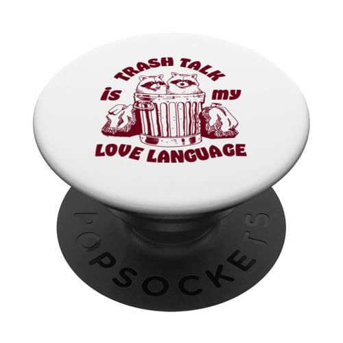 Trash Talk ist meine Liebessprache PopSockets Klebender PopGrip von Air Waves