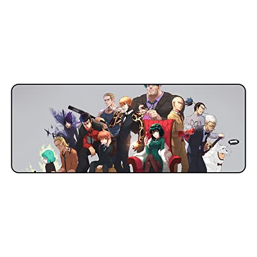 AirBnk Anime Mauspad - One Punch Man Gummiboden-Mauspads, für Büro Computer Laptop,ZWYQ-21,90cmx30cmx4mm von AirBnk