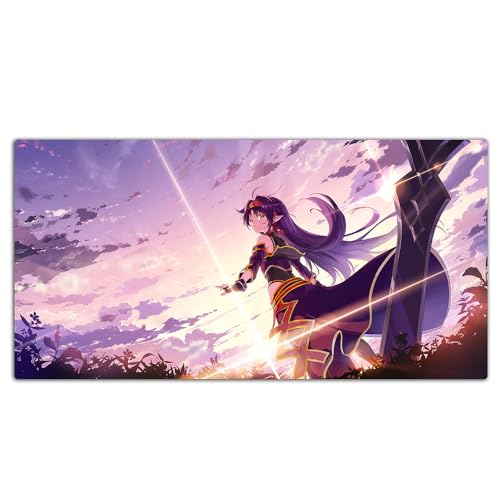 AirBnk Anime Mauspad - Sword Art Online,erweitertes Mauspad mit genähtem Rand,ZW-DJ79,60cmx30cmx2mm von AirBnk