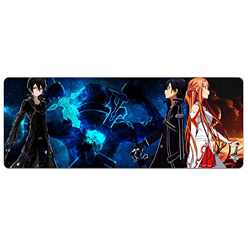AirBnk Sword Art Online Mauspad - großes,erweitertes Gaming Mauspad,genähte Kanten,ZW-DJ26,90cmx30cmx2mm von AirBnk