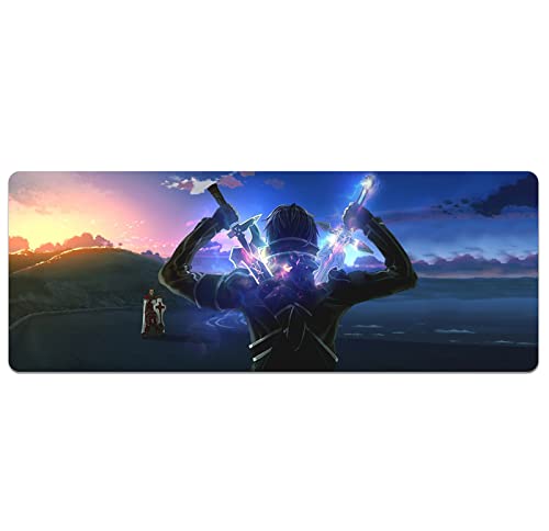 AirBnk Sword Art Online Mauspad - großes Gaming Mauspad,rutschfeste Gummiunterseite,Dicke 2-4 mm,ZW-DJ37,70cmx30cmx2mm von AirBnk
