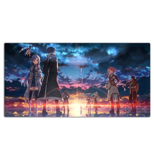Anime Mauspad - Sword Art Online Home Office,langes Tastaturpad,genähte Kanten,ZW-DJ39,60cmx30cmx4mm Anime Mauspad - Sword Art Online Home Office,langes Tastaturpad,genähte Kanten,ZW-DJ39,60cmx30cmx4mm von AirBnk