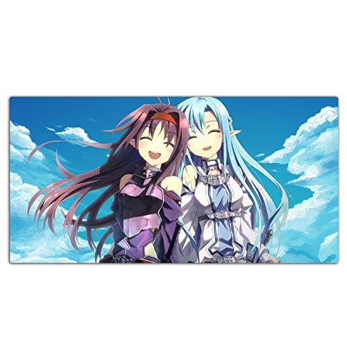 Anime Mauspad - Sword Art Online Quadratisches benutzerdefiniertes Mauspad,Büro PC Tastatur pad,ZW-DJ139,120cmx60cmx3mm von AirBnk