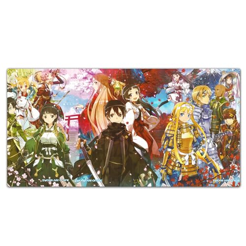 Anime Mauspad - Sword Art Online XL,erweiterte Tastaturmatte,Dicke 2-4 mm,ZW-DJ96,100cmx50cmx3mm von AirBnk