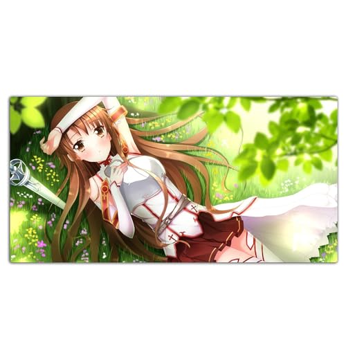 Anime Mauspad - Sword Art Online erweitertes großes Mauspad,Gummibasis Home Office Tastaturpad,ZW-DJ19,120cmx60cmx3mm von AirBnk