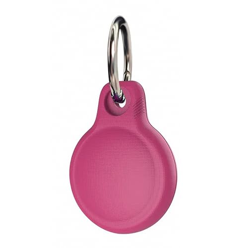 AirGear® AirTag Hülle mit 360 Grad Kratzschutz, Schlüsselanhänger kompatibel mit Apple Airtag, Airtag Schutzhülle (Magenta) von AirGear