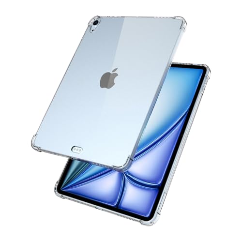 Aircawin Transparente Schutzhülle für iPad Air 27,9 cm (11 Zoll), M3 2025 / M2 2024, iPad Air 6. / 5. / 4. Generation 10,9 Zoll (2024 / 2022 / 2020), unterstützt Pencil Pro/2. / Bleistift (USB-C), von Aircawin