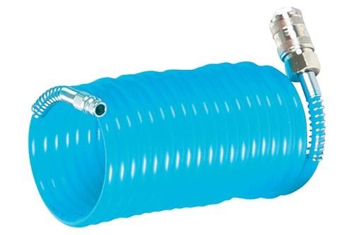 Aircraft Spiralschlauchset ID 8mm AD 12mm L.10m blau Kuppl.DN 7,2 Rl. 2115610 von Aircraft