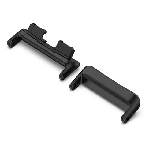 AireWiki 2 Adapters kompatibel mit Huawei Band 8/ Huawei Band 9 Edelstahl Metall Connector für Armband Uhrenarmband mit Breite von 16mm (schwarz) von AireWiki