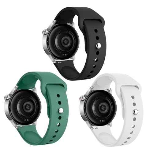 AireWiki 3-PCS Silikon Armband Kompatibel mit CMF by Nothing Watch Pro 2 für Ersatzarmband Damen Herren für CMF by Nothing Watch Pro 2 (7) von AireWiki