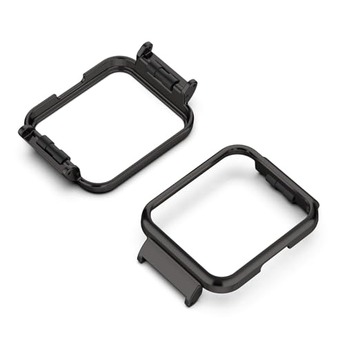 AireWiki Adapters kompatibel mit Redmi Watch 2 Lite Edelstahl Metall Connector für Armband Uhrenarmband mit Breite von 20mm (schwarz) von AireWiki