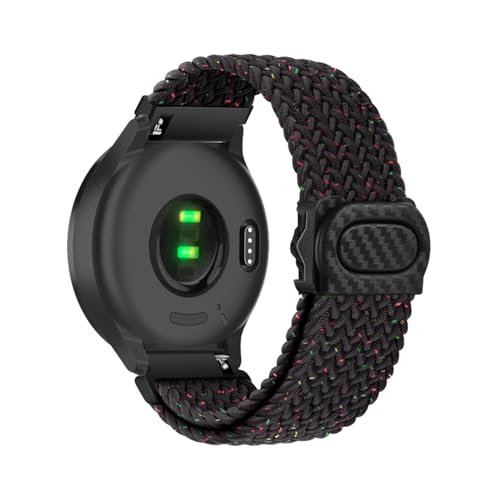 AireWiki Armband Kompatibel mit Garmin Forerunner 165 - Nylon Sport Solo Loop Band Ersatzarmband für Damen Herren für Garmin Forerunner 165 (10) von AireWiki
