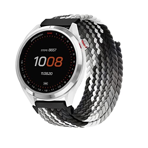 AireWiki Nylon Armband Kompatibel mit Garmin Forerunner 245/245 Music/Forerunner 55 Stoff Sport Armbänder für Damen Herren Ersatz für Garmin Forerunner 245/245 Music/Forerunner 55 (8) von AireWiki