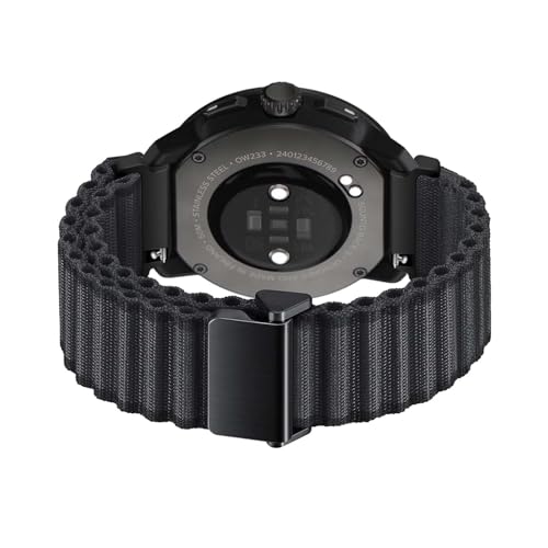 AireWiki Nylon Armband Kompatibel mit KOSPET TANK T3 ULTRA / T2 / T3 - Sport Solo Loop Stoff Band Ersatzarmband für Damen Herren für KOSPET TANK T3 ULTRA / T2 / T3 (Schwarz) von AireWiki