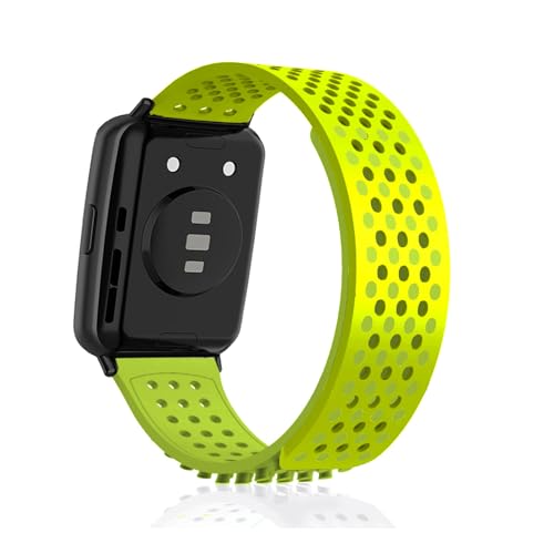 AireWiki Weich Silikon Armbänder Kompatibel mit HUAWEI WATCH Fit 2 Sport Ersatzband Elastisch Atmungsaktiv Für Damen Herren Armband Für HUAWEI WATCH Fit 2 (8) von AireWiki