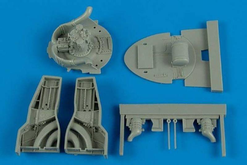 F8F-1 Bearcat - Wheel bay [HobbyBoss] von Aires Hobby Models